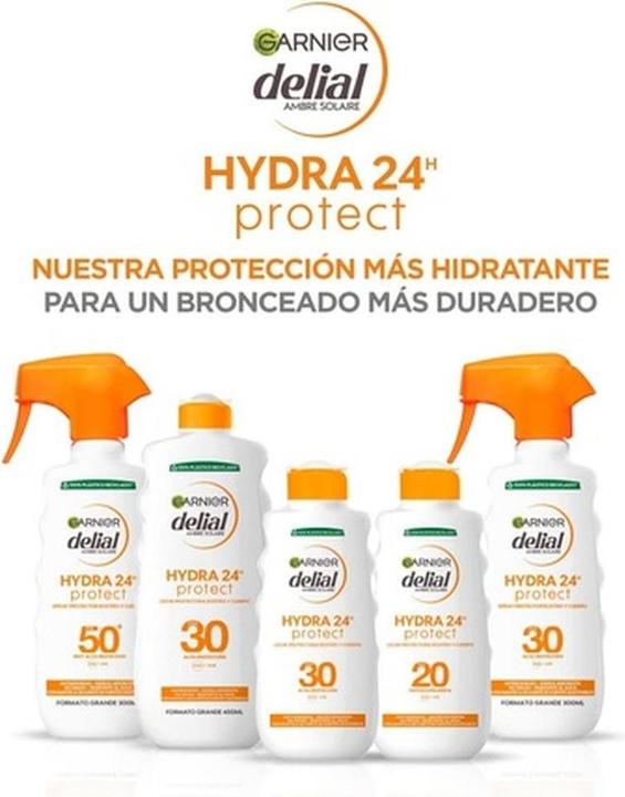 Actual product image Garnier HYDRA 24 PROTECT face and body protective spray SPF50+ 270 ml (Sun spray, SPF 50+, 270 ml)