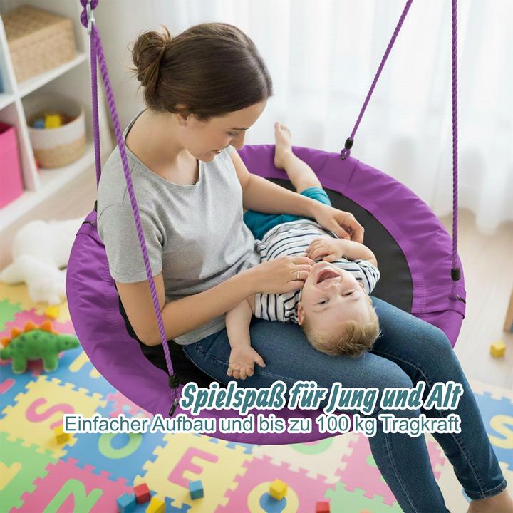 Actual product image Relaxdays 90 cm Nest Swing