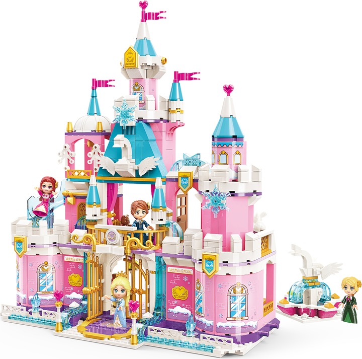 Produktbild Qman Schwanen Schloss im Schnee