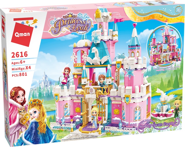 Produktbild Qman Schwanen Schloss im Schnee