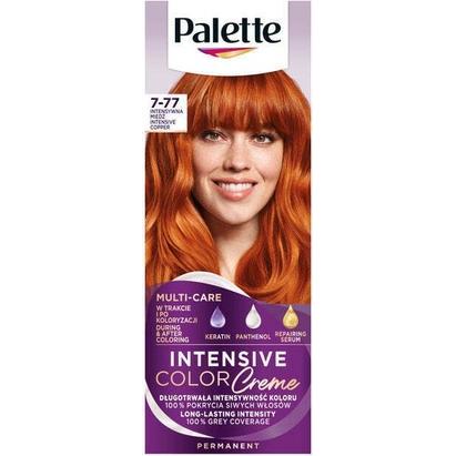 Palette, Haarfarbe, Intensive Color Creme Cream Hair Dye 7-77 Intense Copper (7-77 Intense Copper)