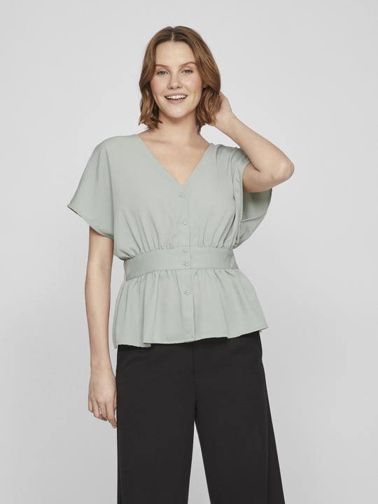 Actual product image Vila Buttoned top with short sleeves (40)