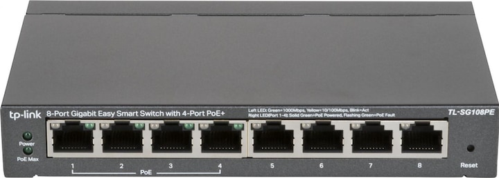 Produktbild TP-Link Tl-Sg108pe (8 Ports)