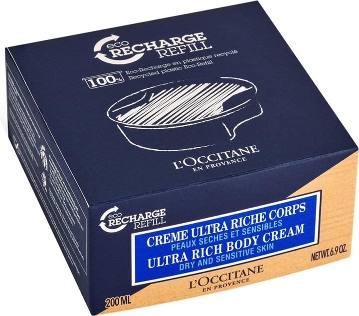 L'Occitane Eco Recharge Crème Ultra Riche re22 (Body cream, 200 ml)
