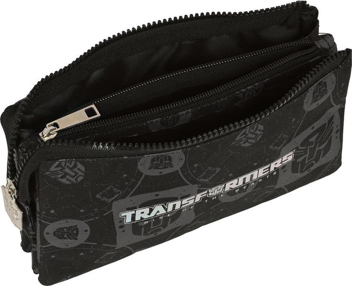 Image du produit Transformers Triple étui multi-usages Noir 22 x 12 x 3 cm