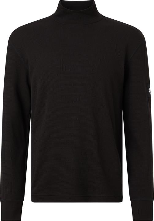 Produktbild Calvin Klein Jeans Badge Waffle Blocking Mock Neck - M (M)