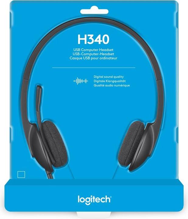 Image du produit Logitech H340 (Filaire, USB-A)