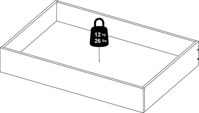 Produktbild Ebuy24 Bett Nada (90 x 200 cm)