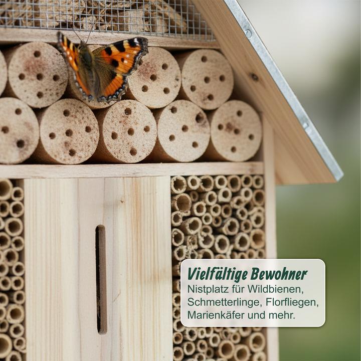 Immagine prodotto Relaxdays Casa per insetti (Api, Coccinelle, Farfalle, Merletti)