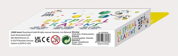 Produktbild Magni Spiral-Wachsmalkreiden 24 Farben (24x)