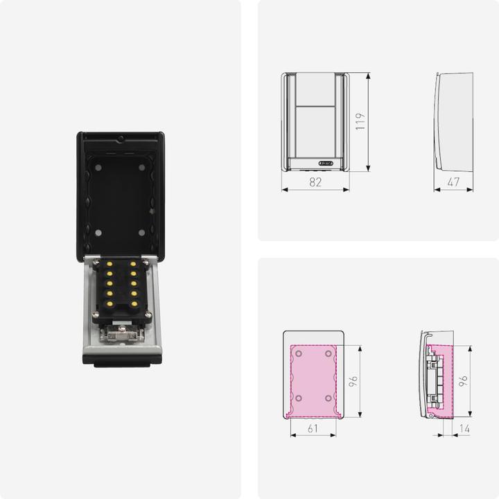 Produktbild Abus KeyGarage 767 Wandmontage
