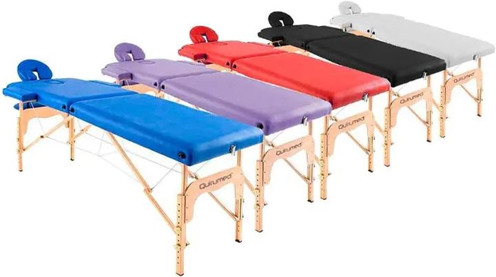 Actual product image Quirumed Easy Foldable Wooden Massage Table