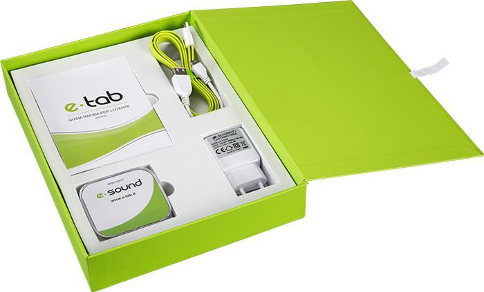 Produktbild e-tab Dual Boot Tablet - Android + Windows 10 (3G, 9.70", 64 GB, Weiss)