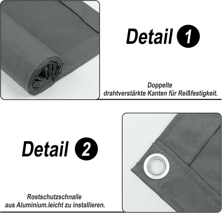 Image du produit Sunny Guard Brise-vue pour balcon (600 cm)