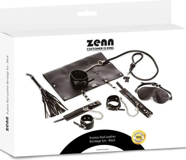 Immagine prodotto Zenn Set bondage in pelle 9 pezzi