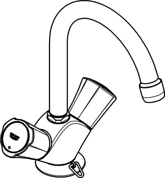 Productafbeelding Grohe Wastafelmengkraan Costa 21337001 chroom