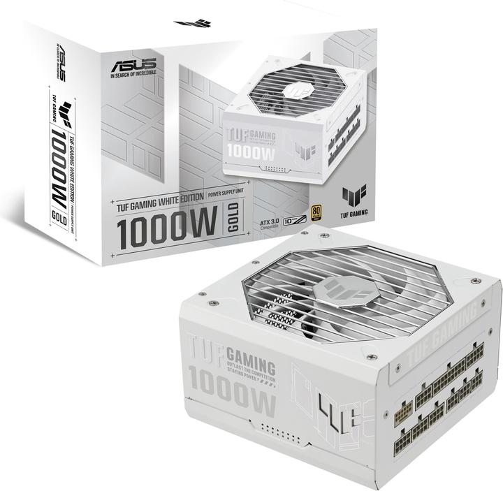 Actual product image ASUS PSU TUF Gaming 1000W Gold White Edition (1000 W)