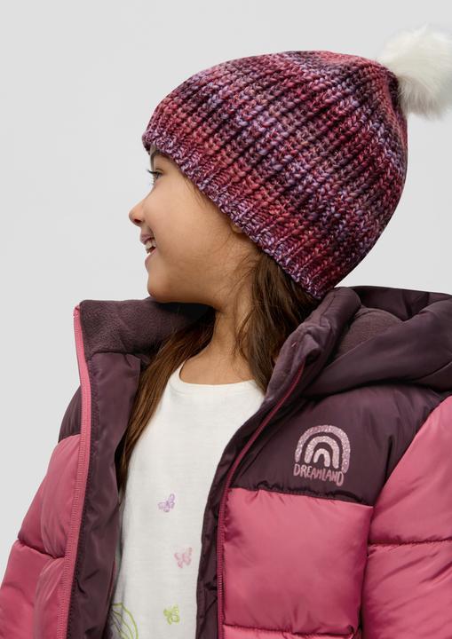 Image du produit S.Oliver Outdoor-Jacke Wattierte Jacke mit Glitzer-Print und Fleecefutter (140)
