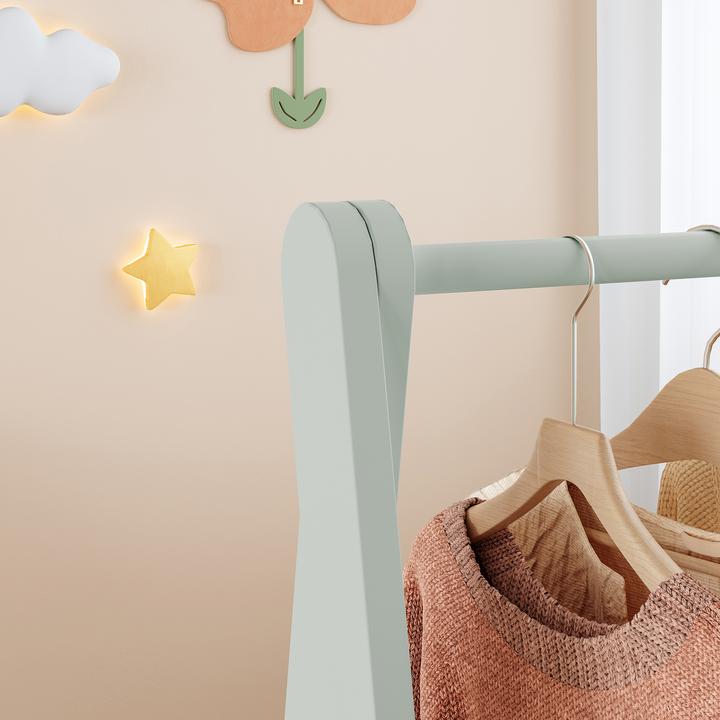 Immagine prodotto En.Casa Kindergarderobe Vestnes 99x66x38 cm Mintgrün