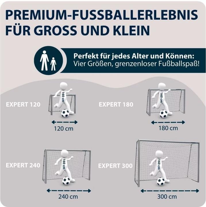 Produktbild Hudora Fussballtor Expert 240