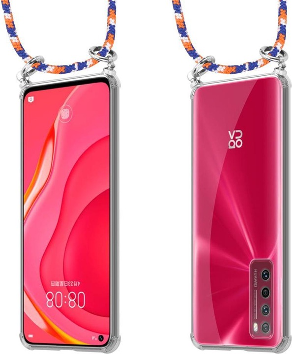 Produktbild Cadorabo TPU Handy Kette SILBER Cover