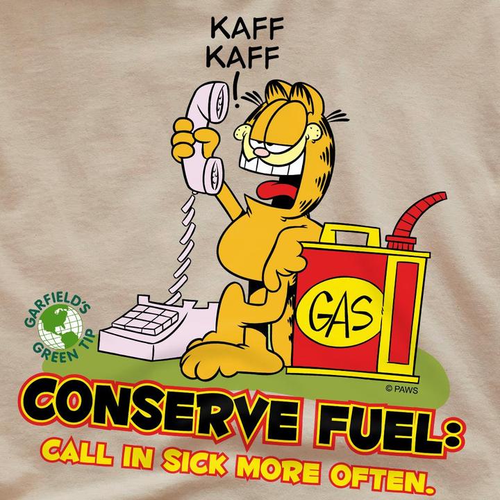 Produktbild Garfield Call In Sick TShirt (3XL)