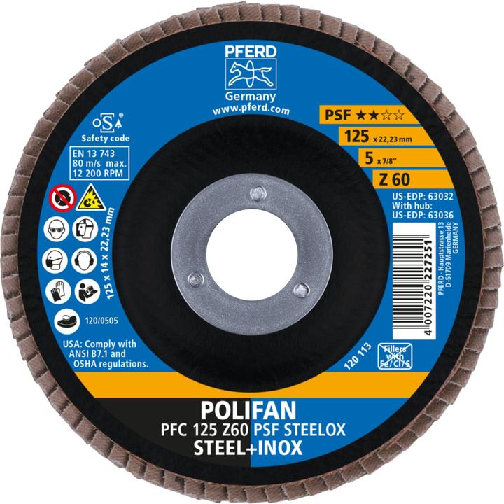 Produktbild Pferd Fächerschleifscheibe (80)