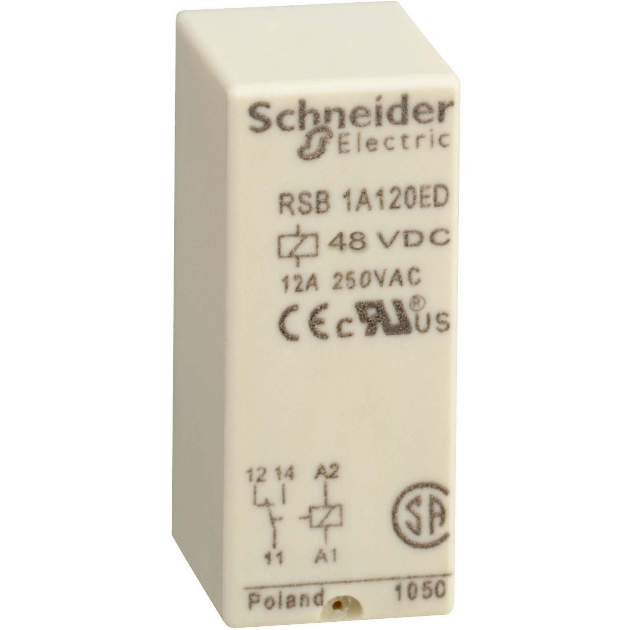 10x APC GmbH Schnittstellenrelais 48V DC RSB1A120ED, Relais