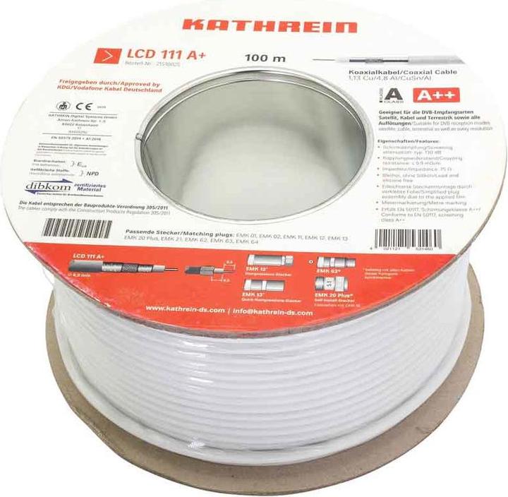 Immagine prodotto Kathrein LCD 111 (130 dB, Cavi antenna)