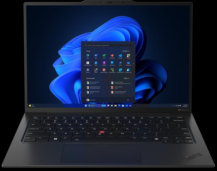 Actual product image Lenovo ThinkPad X1 Carbon Gen 12 (14", Intel Core Ultra 7 155U, 32 GB, 1000 GB, DE)