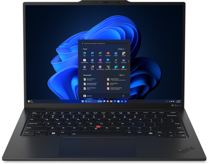 Produktbild Lenovo ThinkPad X1 Carbon Gen 12 (14", Intel Core Ultra 7 155U, 32 GB, 1000 GB, DE)