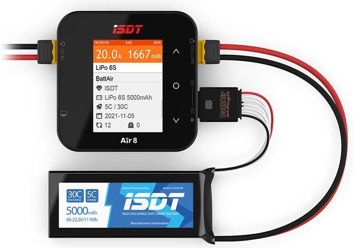 Productafbeelding Isdt Lader AIR8 500 W gelijkstroom, 1-8S, BattAir