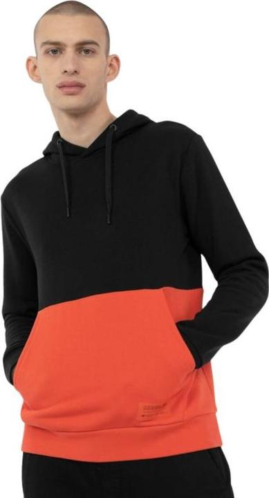 Produktbild 4F Bluza męska H4Z22-BLM027 Głęboka czerń r.M (M)