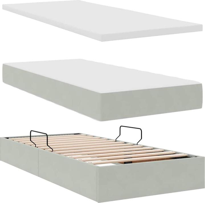 Image du produit vidaXL Modernes Bett (90 x 190 cm)