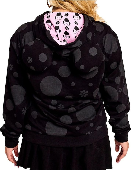 Actual product image Loungefly Disney by Kapuzenpullover Unisex Minnie Rocks the Dots Florals Grösse M (M)