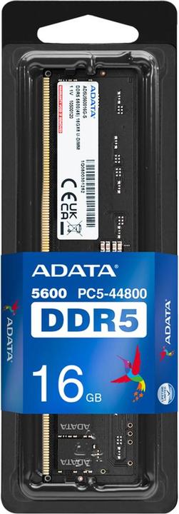 Image du produit Adata DDR5 16Go 5600-46 Premier Tray Plateau unique (1 x 16GB, 5600 MHz, RAM DDR5, DIMM)
