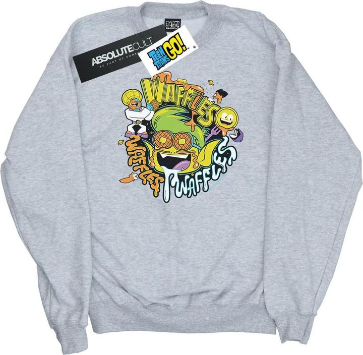 Image du produit - Sweat TEEN TITANS GO WAFFLE MANIA - Homme (3XL)