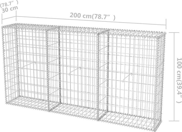 Actual product image vidaXL Steinkorb