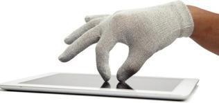 Actual product image Agloves Natural Touch Gloves for Touchscreens White (M)