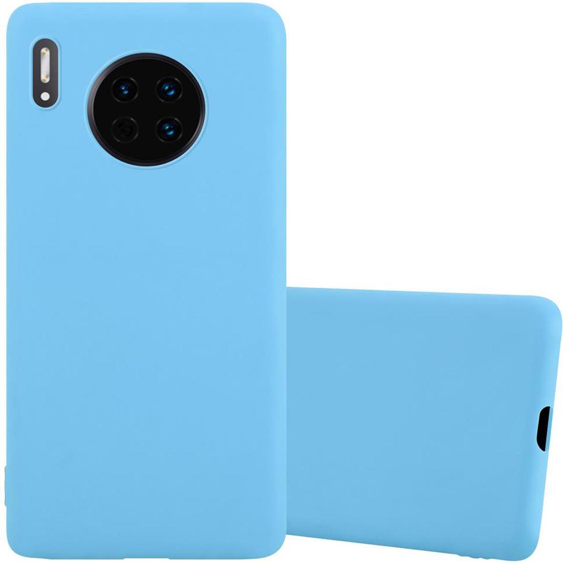 Cadorabo TPU Candy Cover (Huawei Mate 30), Smartphone Hülle, Blau