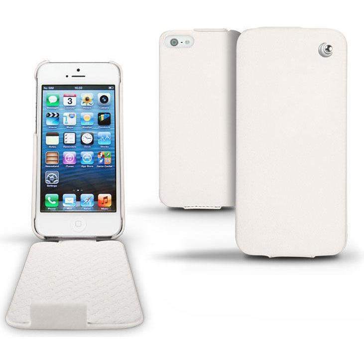 Thumbnail - Noreve Lederschutzhülle (Apple iPhone 5), Smartphone Hülle, Weiss