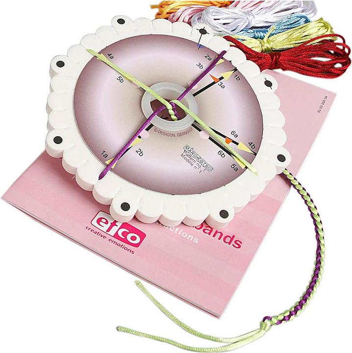 Immagine prodotto Efco Set Kumihimo: attrezzatura di base (1.70 cm, Materiale sintetico, Carta)