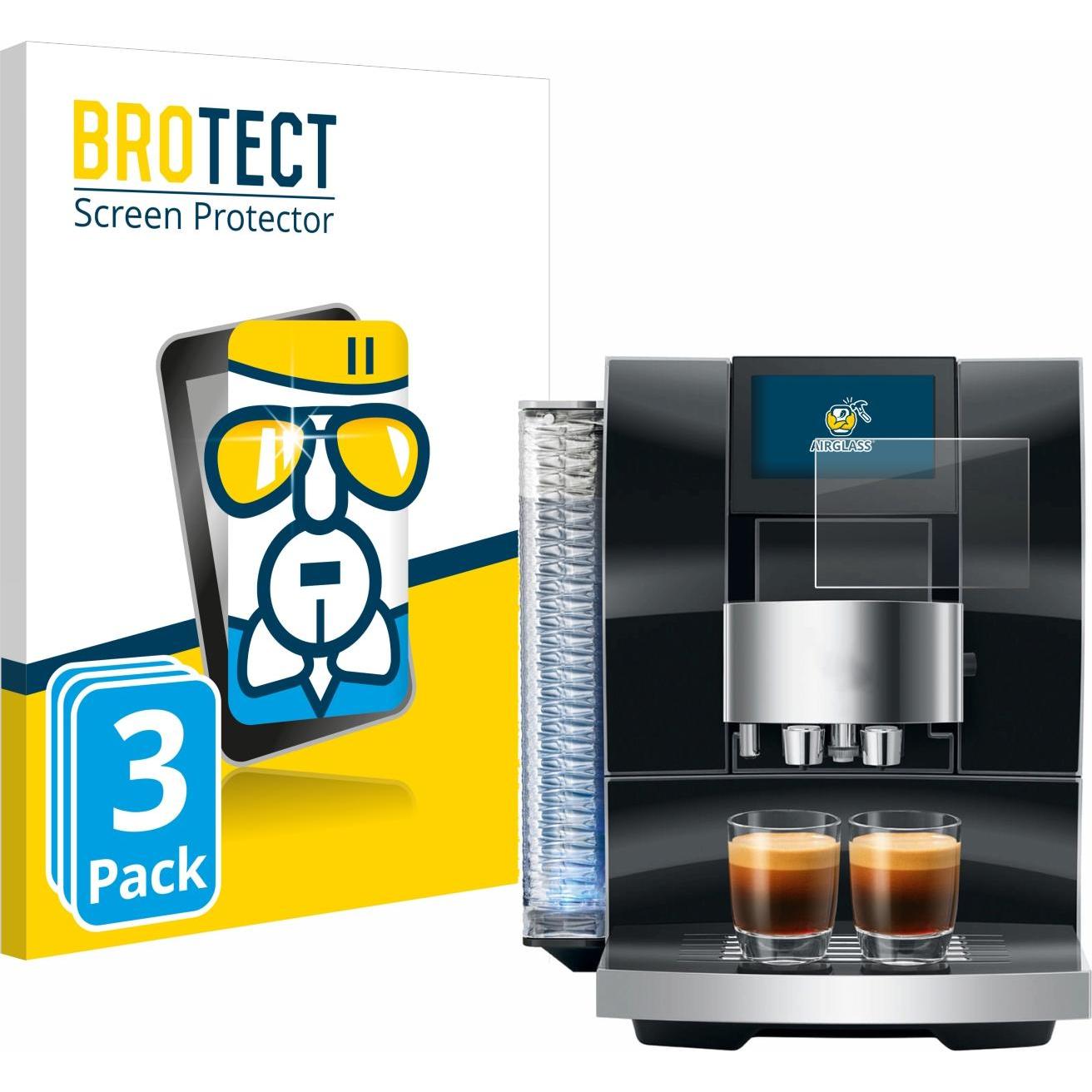 BROTECT AirGlass Panzerglasfolie, Zubehör Kaffeemaschinen, Transparent