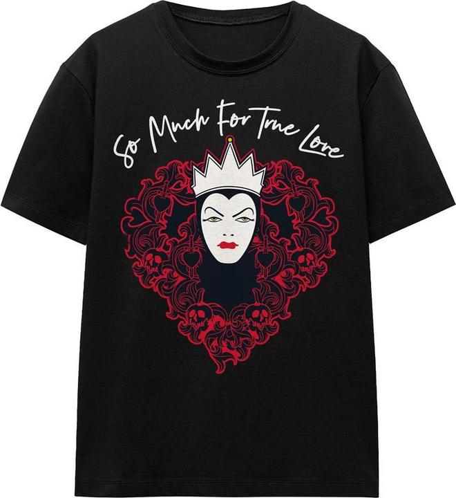 Immagine prodotto Disney Villains True Love Maglietta San Valentino Regina Cattiva Adulto Unisex (L)