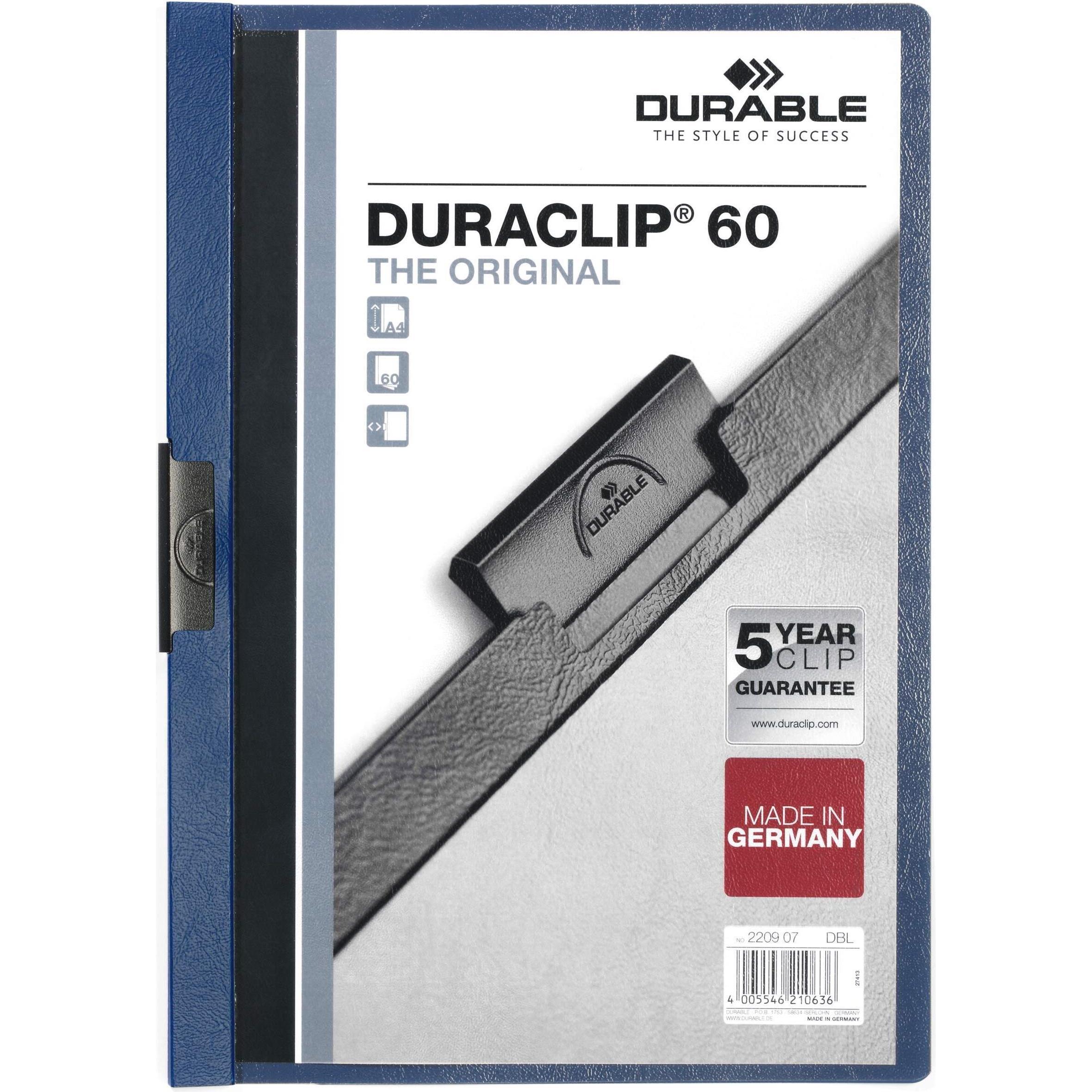 Durable, Mappe, Duraclip 60 Präsentations-Mappe PVC (A4, 25 x)