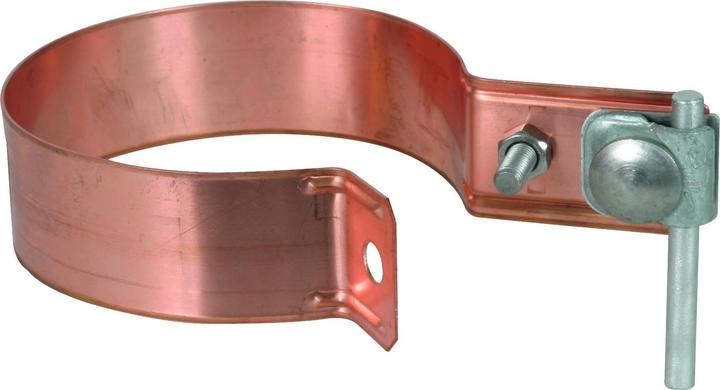 Dehn Downpipe clamp D 100mm Cu-St/tZn version 420207