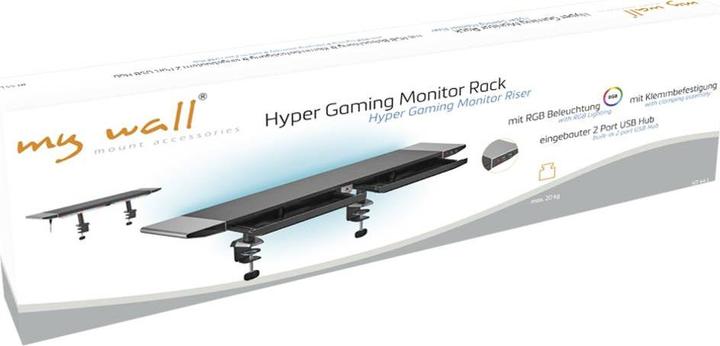 Produktbild myWall Hyper Gaming Monitor Rack (Tisch, 54.72", 10 kg)