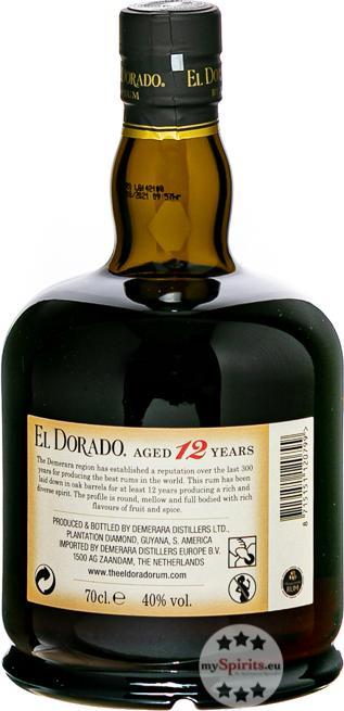 Produktbild El Dorado 12 Years (1 x 70 cl)
