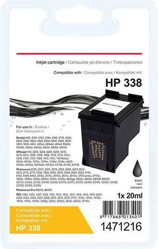 Office Depot Ink Cartridge Compatible HP 338 C8765EE Black (FC)