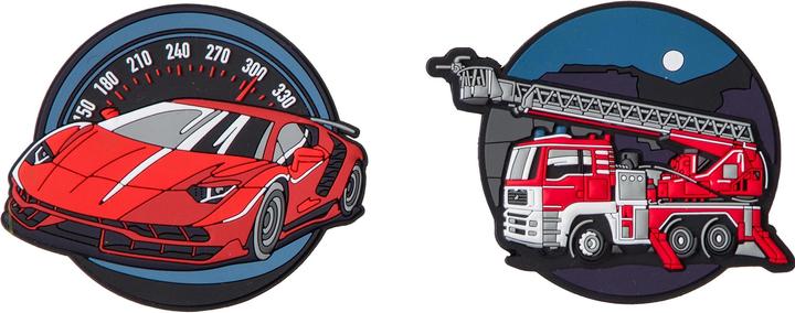 Produktbild Schneiders Badges Supercar + FireTruck 2 Stück (Zusätzliche Polsterung)